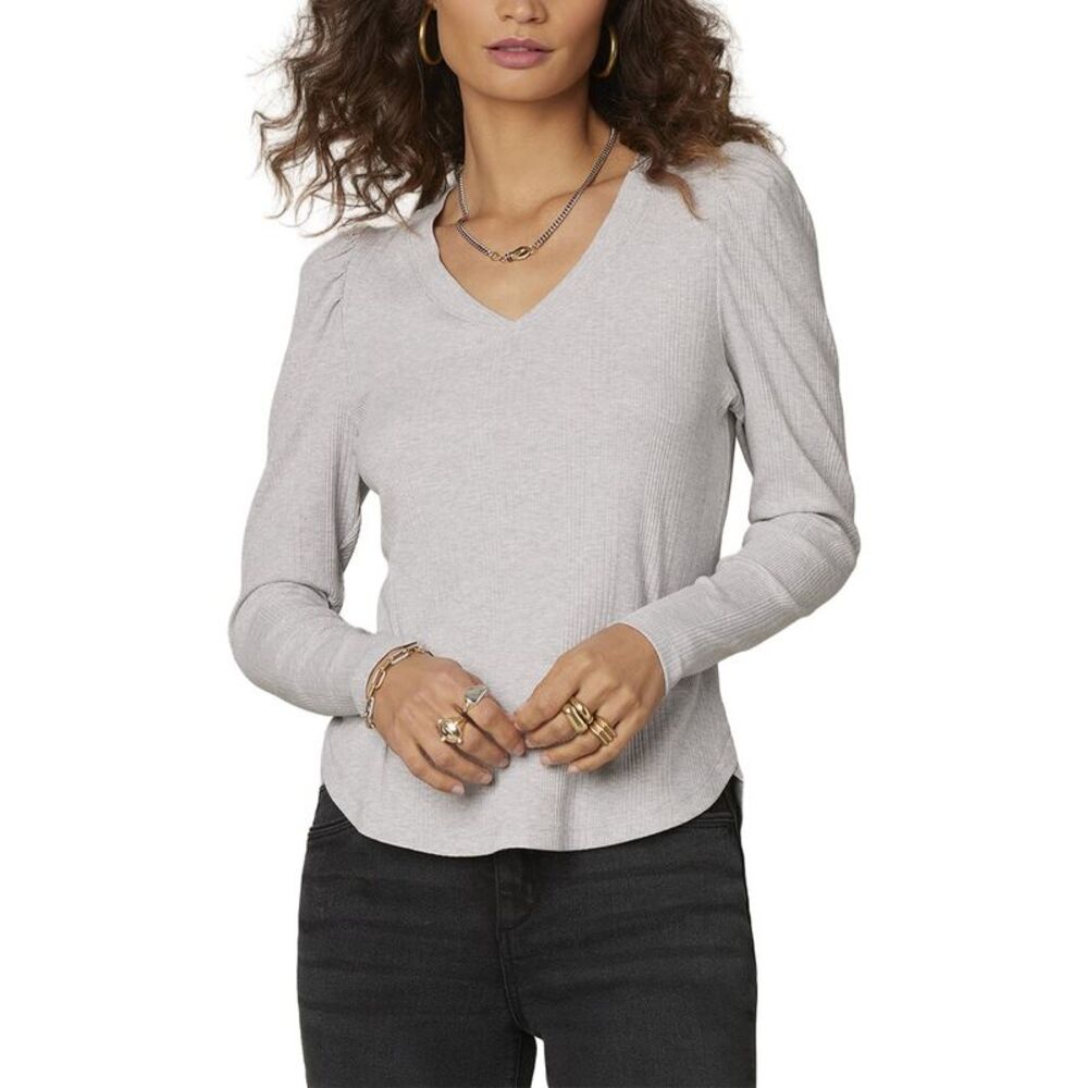 Wit & Wisdom Womens  Puff Sleeve Knit Top